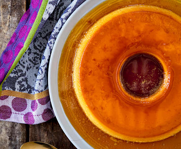 Flan de leche en varoma
