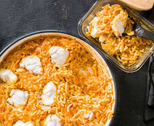 Fideos a banda con rape Fideos a banda con rape