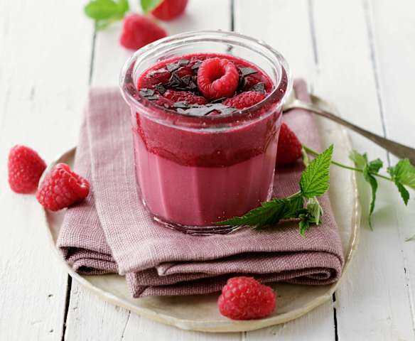 Himbeerpudding