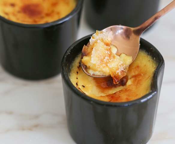 Steamed Crème Brûlée