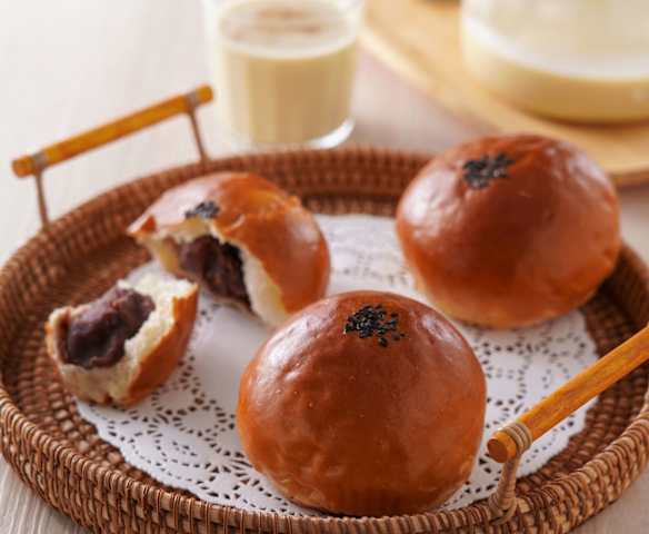 日式奶油紅豆麵包