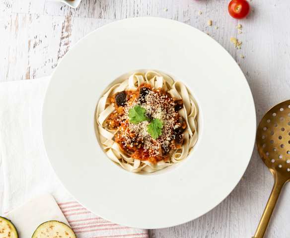 Salsa para pastas: tomate y berenjena