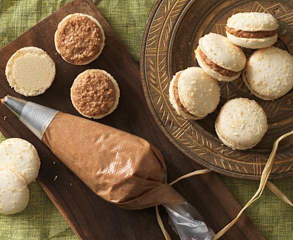 Kokos-Ganache für Macarons