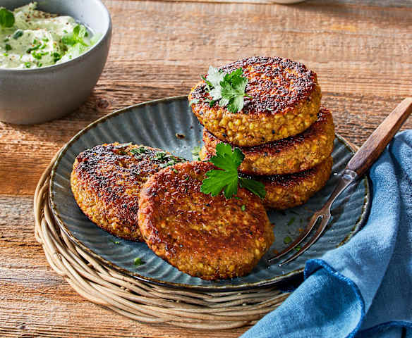 Orientalische Veggie-Patties
