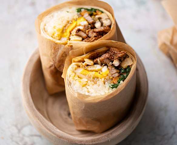 Burrito bibimbap