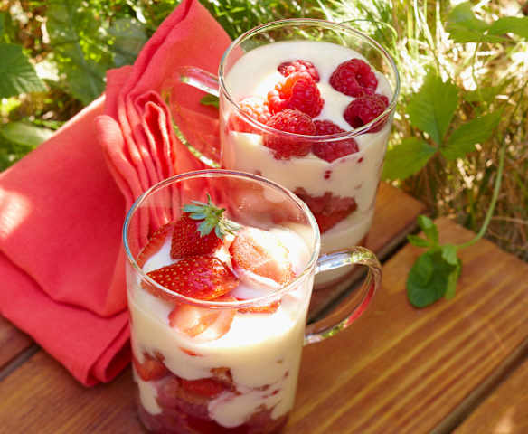 Tiramisu framboises-fraises