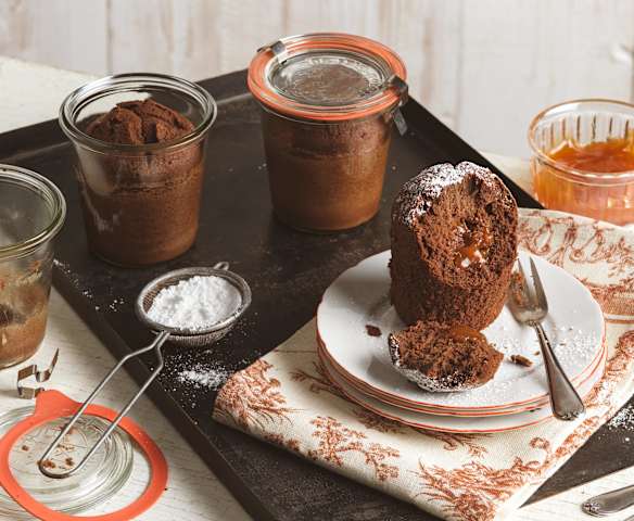 Schoko-Kuchen im Rexglas (glutenfrei)