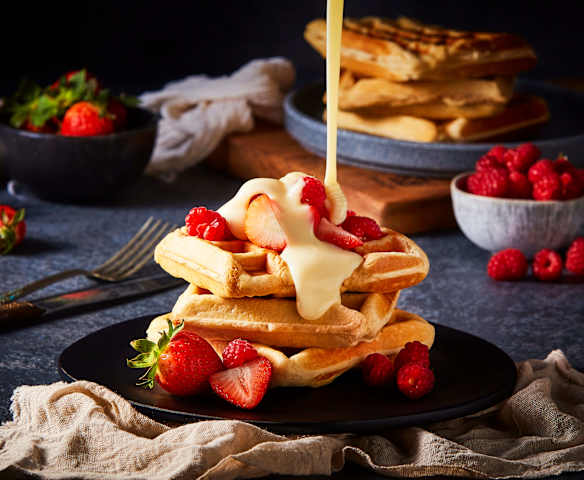 Waffles belgas Waffles belgas