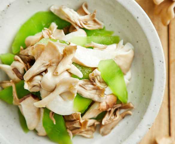 牛油果油炒舞茸