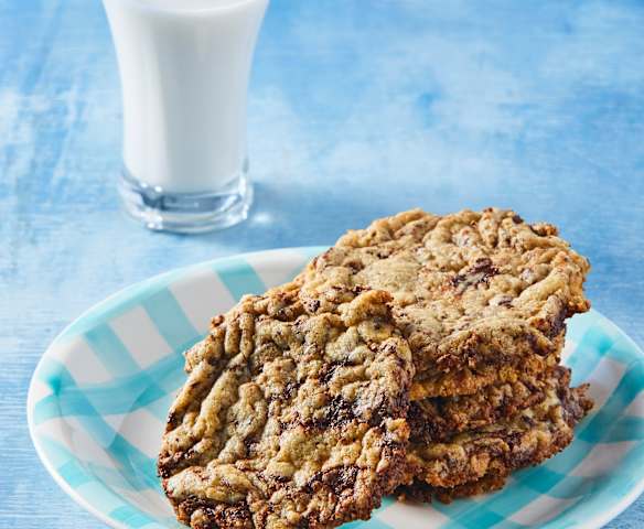 Galletas con chispas de chocolate