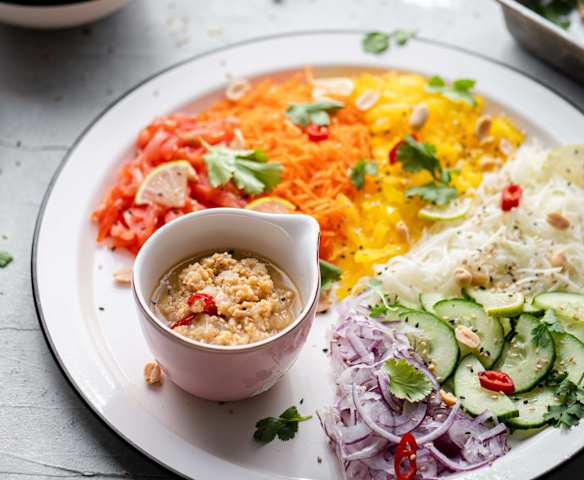 Vegan Rainbow Salad
