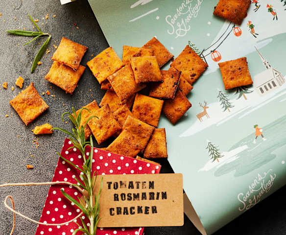 Tomaten-Rosmarin-Cracker