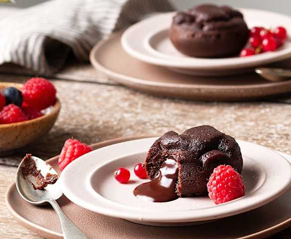 Tortino al cioccolato con cuore fondente