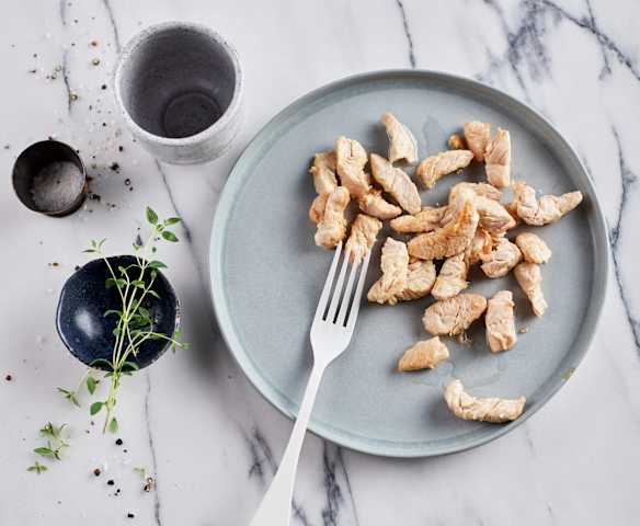 Sautéing Turkey Strips