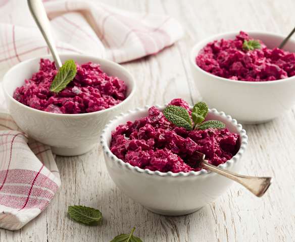 Rote Rüben Salat mit Schafs-Joghurt