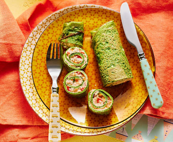 Bunte Gemüse-Pfannkuchen