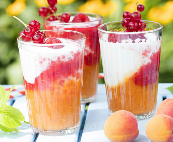 Marillen-Himbeer-Joghurt-Drink Marillen-Himbeer-Joghurt-Drink