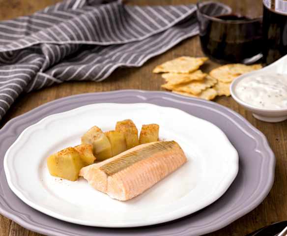 Salmone miele e yogurt greco