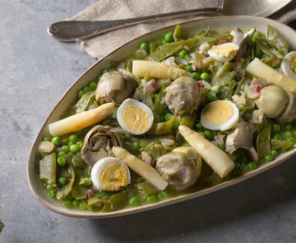 Menestra de verduras al estilo de Navarra