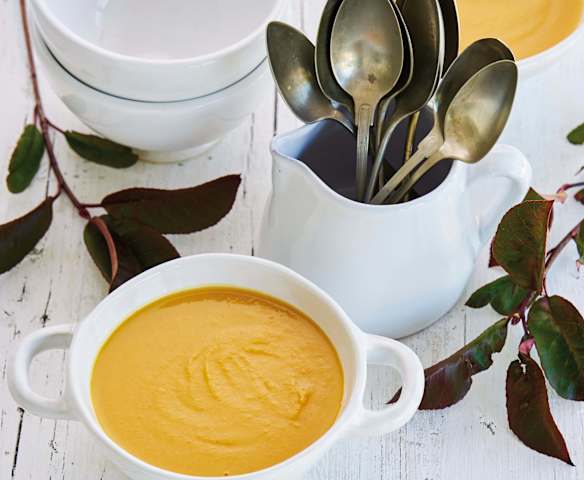 Creme de abóbora e maçã