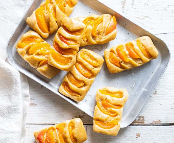Gâteaux vapeur à l'abricot