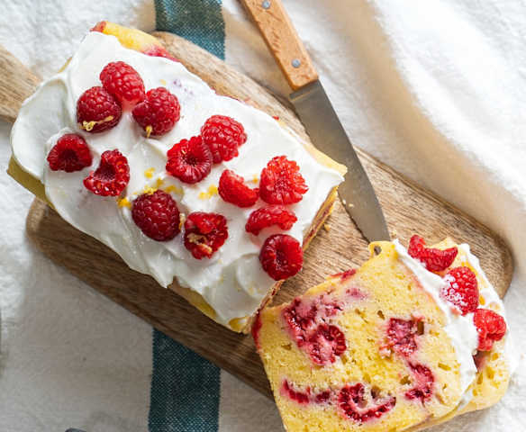 Cake vapeur citron et framboises Cake vapeur citron et framboises