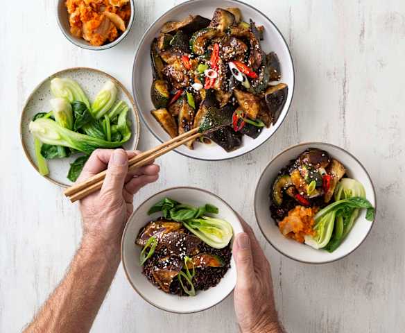 Sichuan zucchini and eggplant Sichuan zucchini and eggplant
