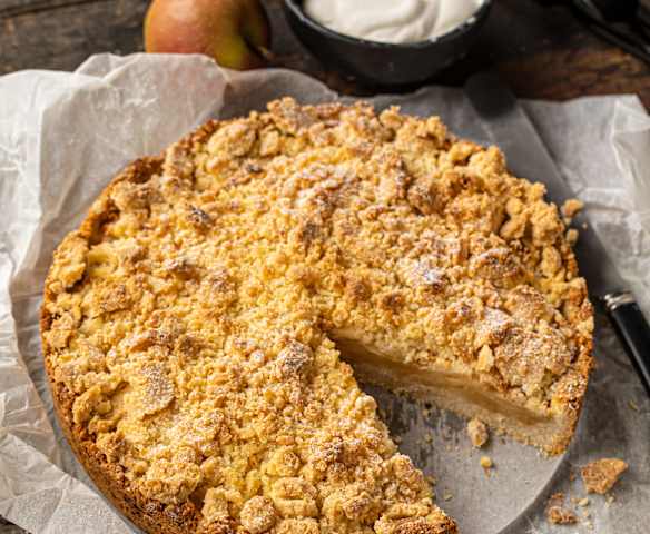 Apfelkuchen mit Streuseln
