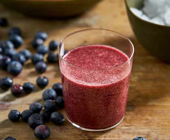 Néctar de pêssego, cereja e mirtilo