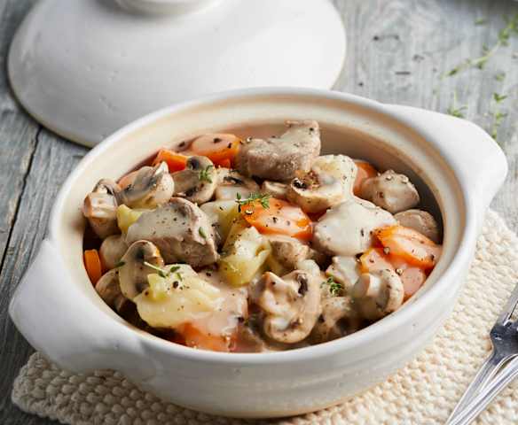 Blanqueta de ternera (Blanquette de veau)