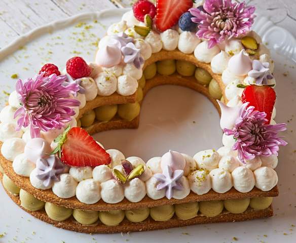 Cream tart a cuore (di LuCake)