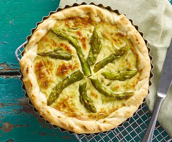 Torta salata asparagi e ricotta