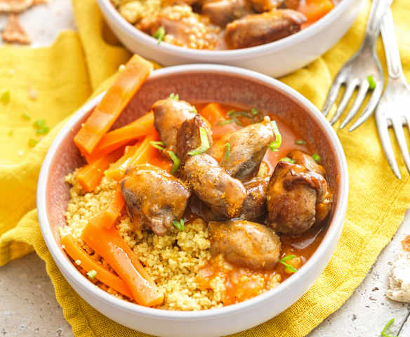 Sot-l'y-laisse de dinde au curry doux Sot-l'y-laisse de dinde au curry doux