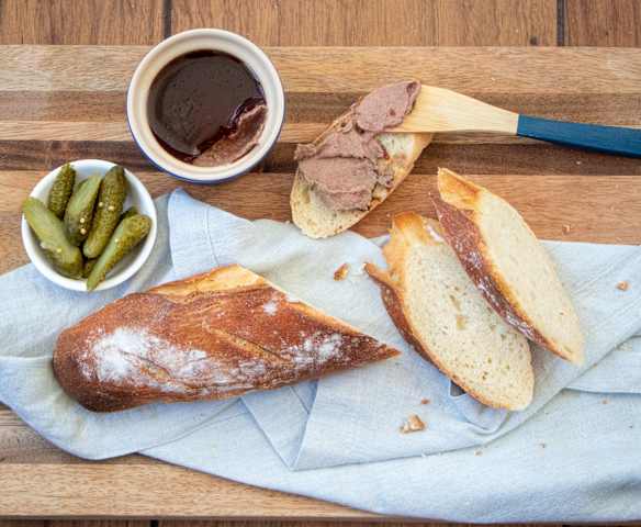 French chicken liver pâté (L'Atelier Gourmet Food)