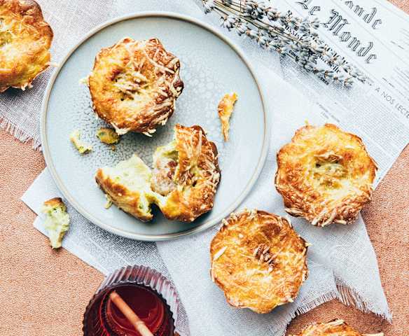 Muffins courgette et saucisse farcis