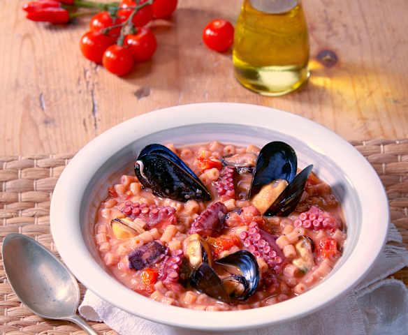 Ditalini polpo e cozze