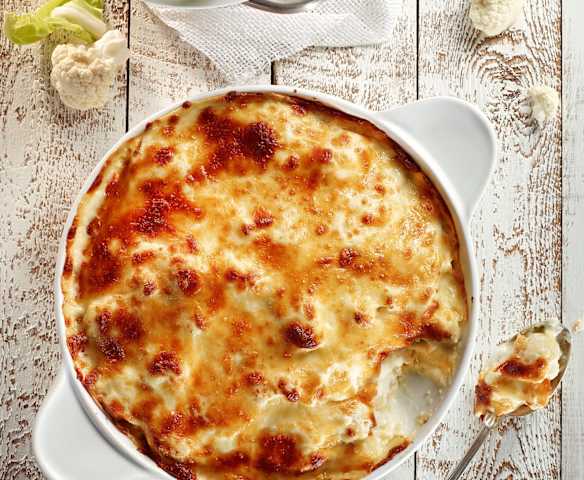 Beşamel Soslu Peynirli Karnabahar