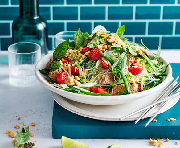 Thai Pork with Green Mango Salad (Diabetes) Thai Pork with Green Mango Salad (Diabetes)