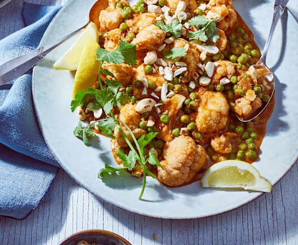 Blumenkohl-Erbsen-Curry