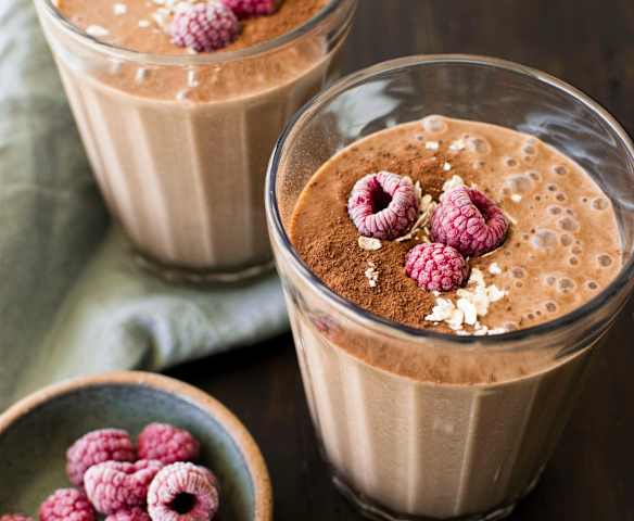 Batido de avena y cacao