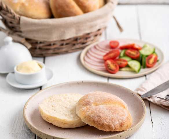 Sütlü Yuvarlak Sandviç Ekmeği