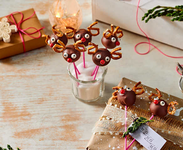 Weihnachts-Cake-Pops