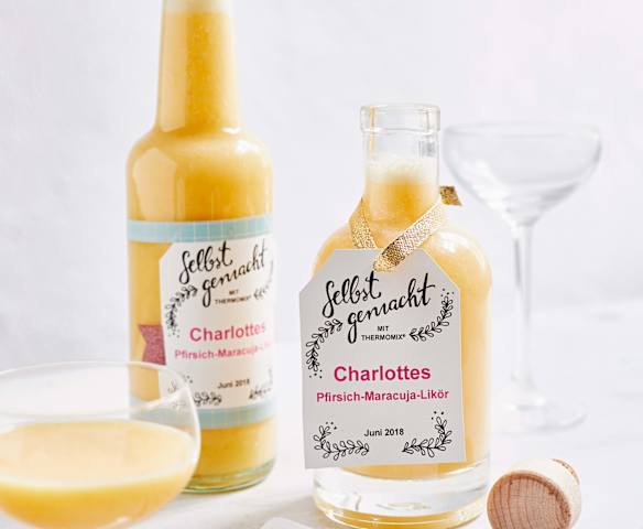 Pfirsich-Maracuja-Likör