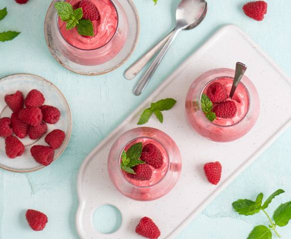 Slush z mrożonych owoców z aquafabą