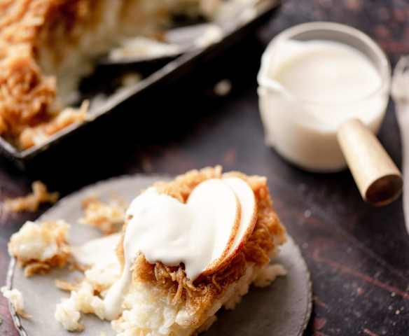 Baked Rice with Grated Apples