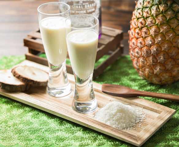 Yogur de piña colada