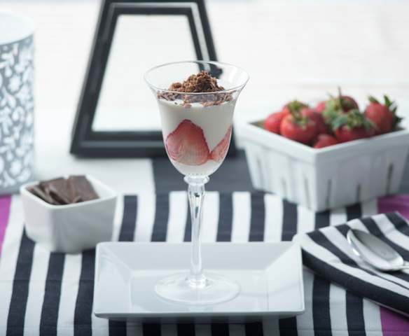 Delicia de fresas y almendras