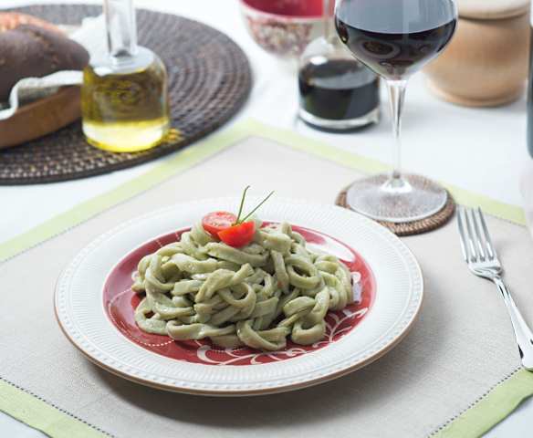 Pasta fresca de chile poblano