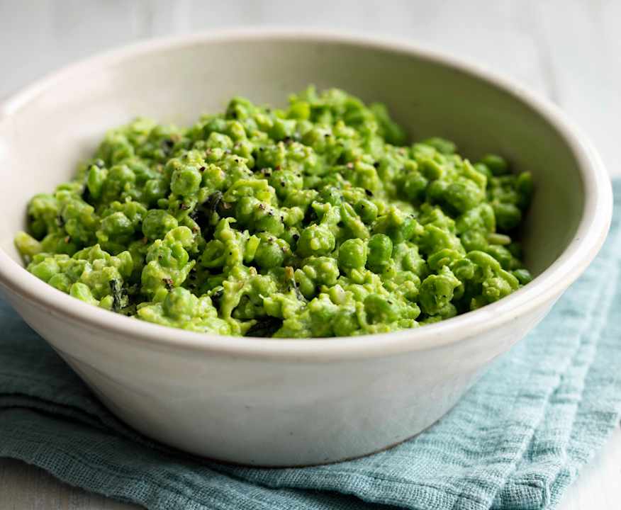 Minted Mushy Peas with Crème Fraîche - Cookidoo™– the official