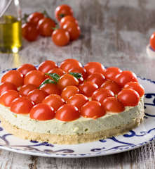 Cheesecake al pesto genovese